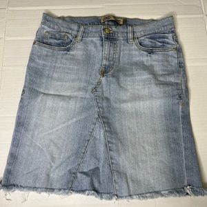 OND Old Navy Denim Low Waist Stretch Denim Skirt size 6